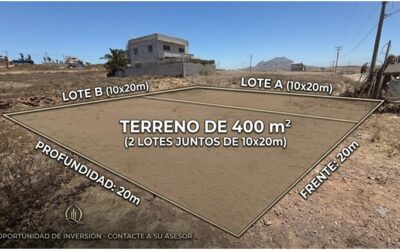VENTA TERRENO PLAYAS DE ROSARITO ZONA CRISTO BAJA CALIFORNIA